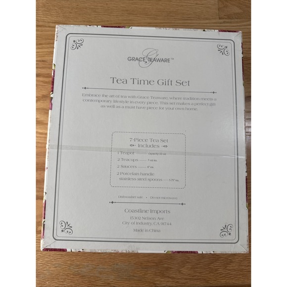 grace teaware Rose/Floral 7 Piece Gift Set - Picture 5 of 7